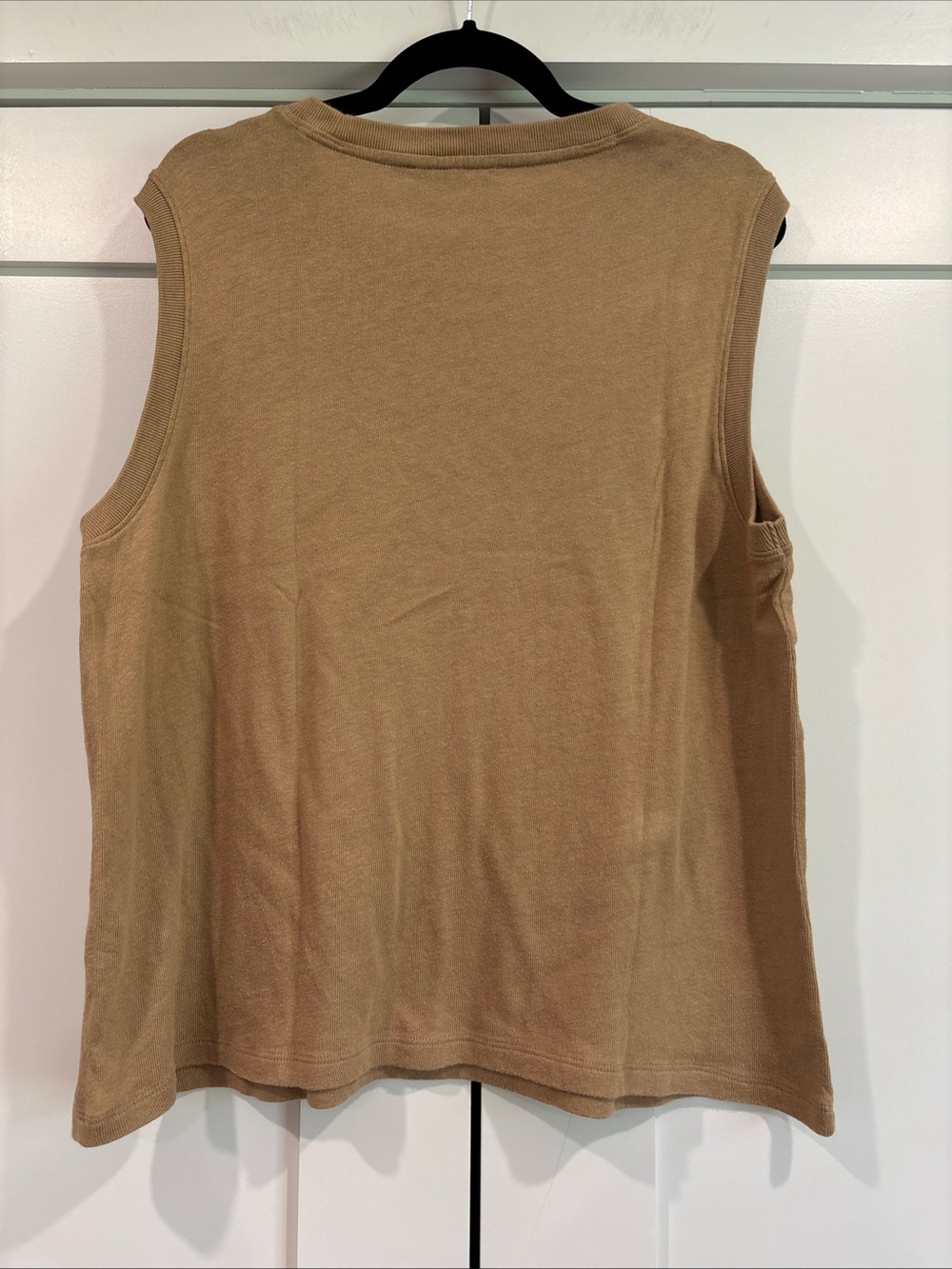 Jenni Kayne Easy Sleeveless Cotton Tank Sleeveless Shirt Size XXL Beige - Picture 6 of 6